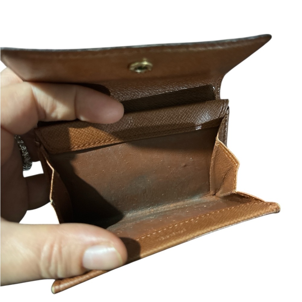 Louis Vuitton Brown Monogram card coin Wallet with callouts - Picture 6 of 10